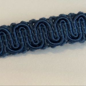 Blue Trim Waverly 1/2" 6yds Sewing Ribbon Apparel Crafts Decorative